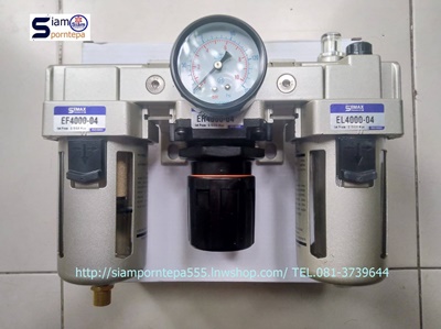 EC4000-06 Filter regulator ตัวปรับลม size 3/4" Manaul ตัวเล็ก pressure 0-10 kg/cm2 (bar)150psi 